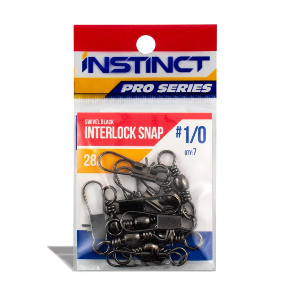 Instinct Pro Swivel Black Interlock Snap