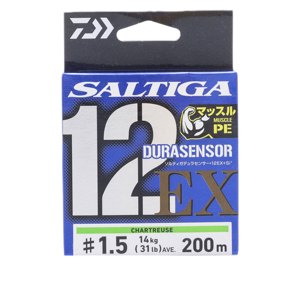 Daiwa Saltiga Durasensor 12 EX Si3 200m Chartreuse