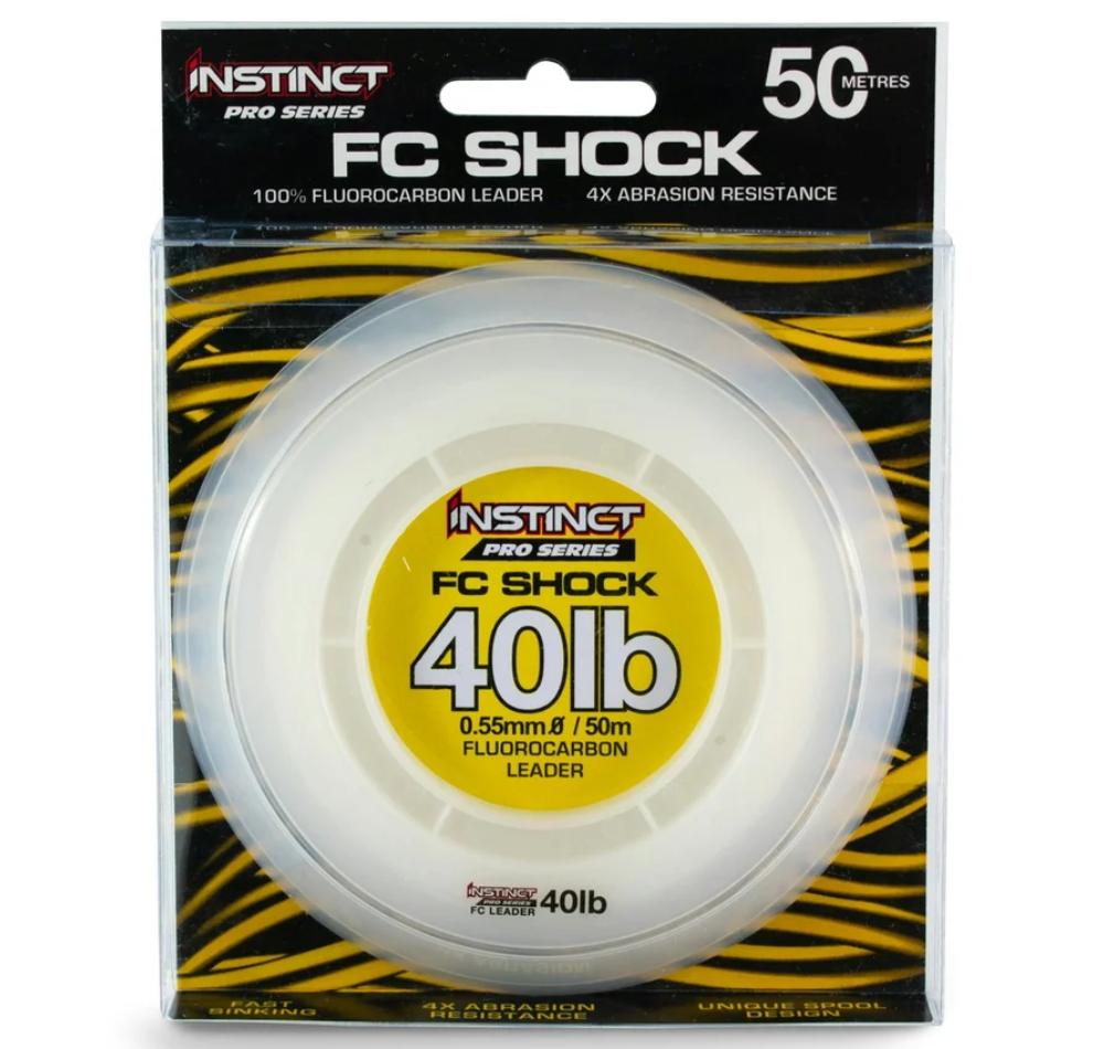 Instinct Pro Series FC Shock Fluorocarbon Leader 50m