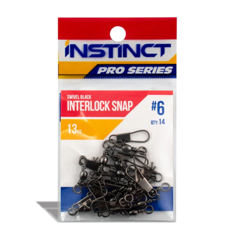Instinct Pro Swivel Black Interlock Snap