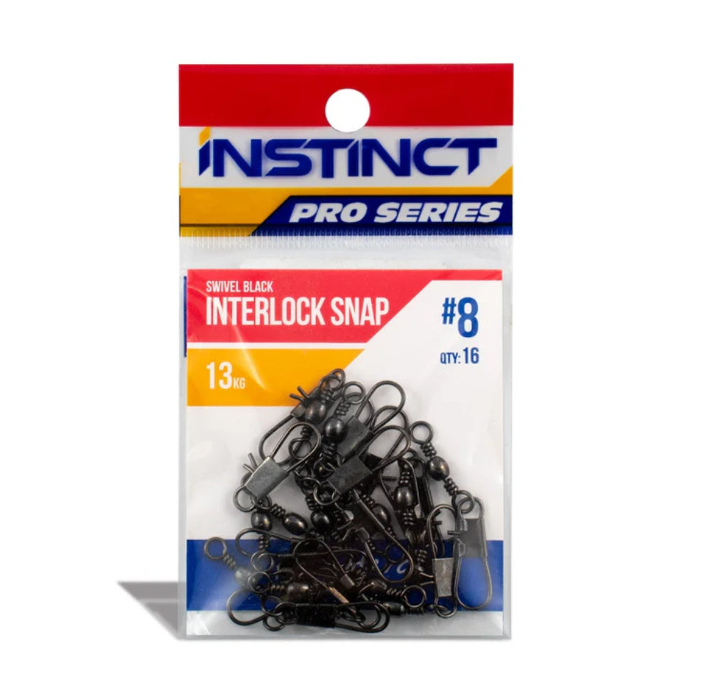 Instinct Pro Swivel Black Interlock Snap