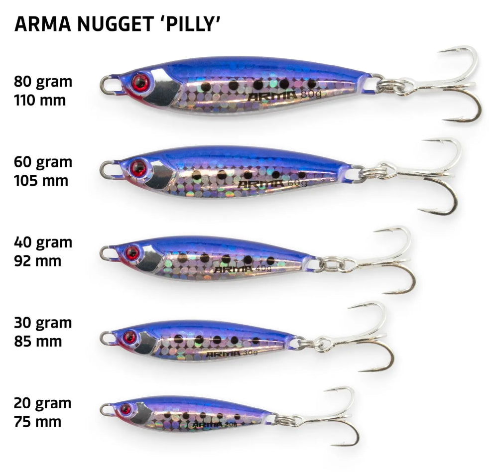 Arma Nugget Metal Casting Lures