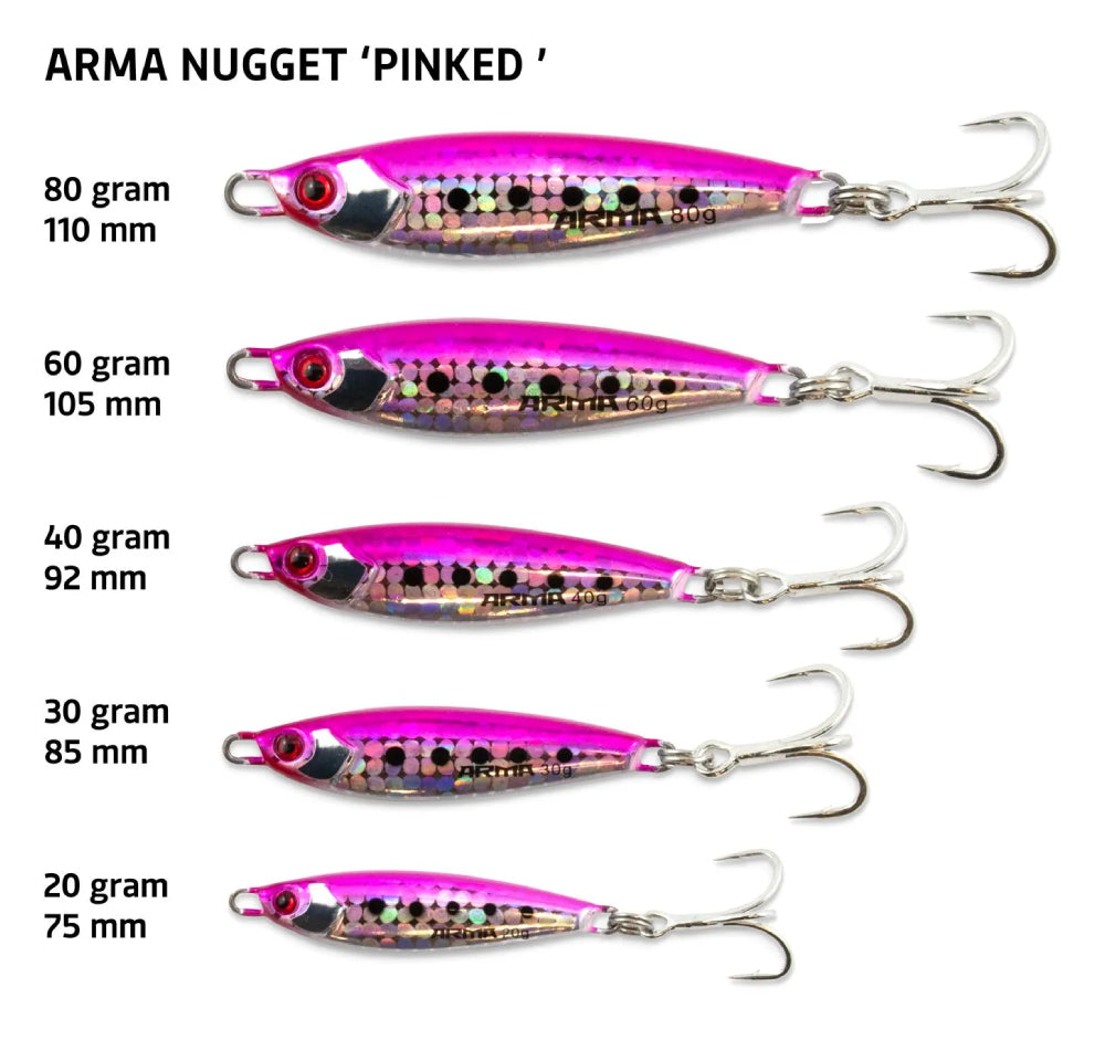 Arma Nugget Metal Casting Lures