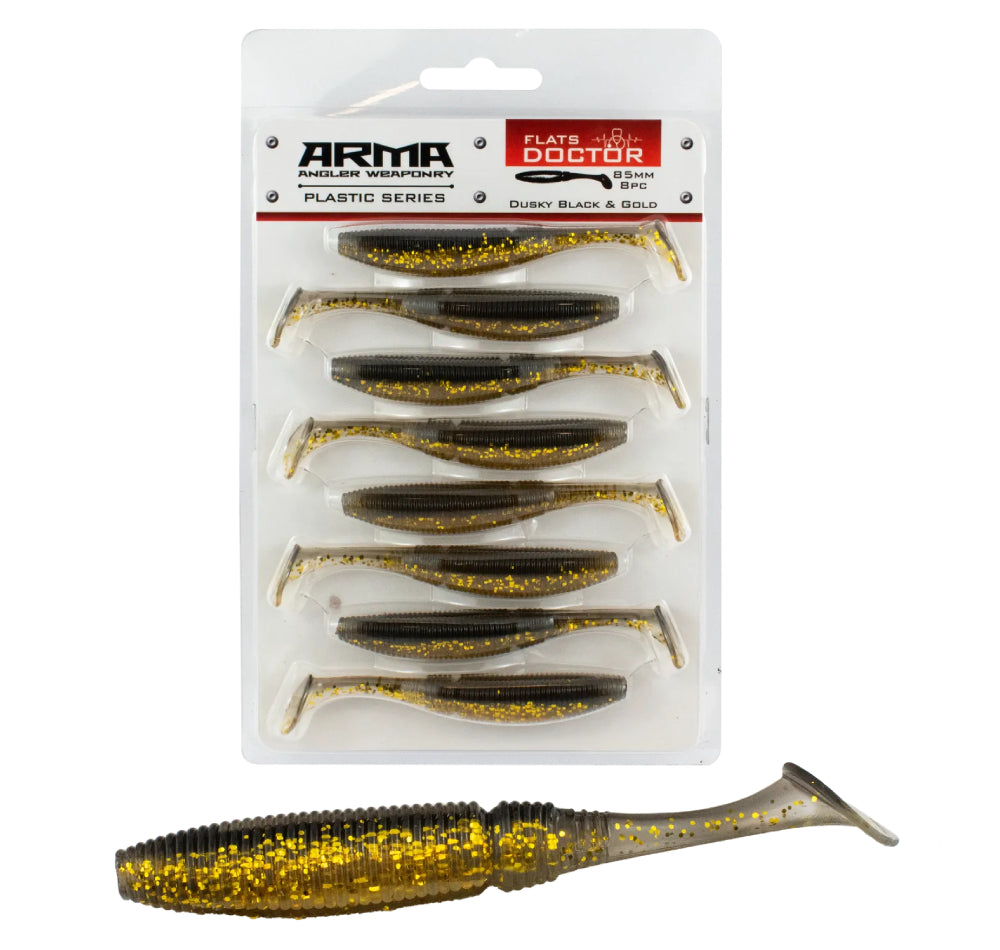 Arma Flats Doctor 85mm Plastic Paddle Tail Lure