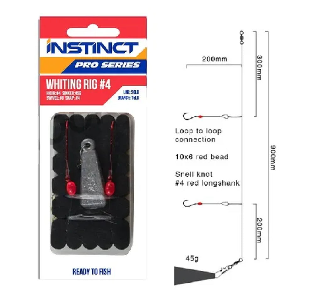 Goodwyn Rig Instinct Whiting Rig Size 4 - Fergo's Tackle World