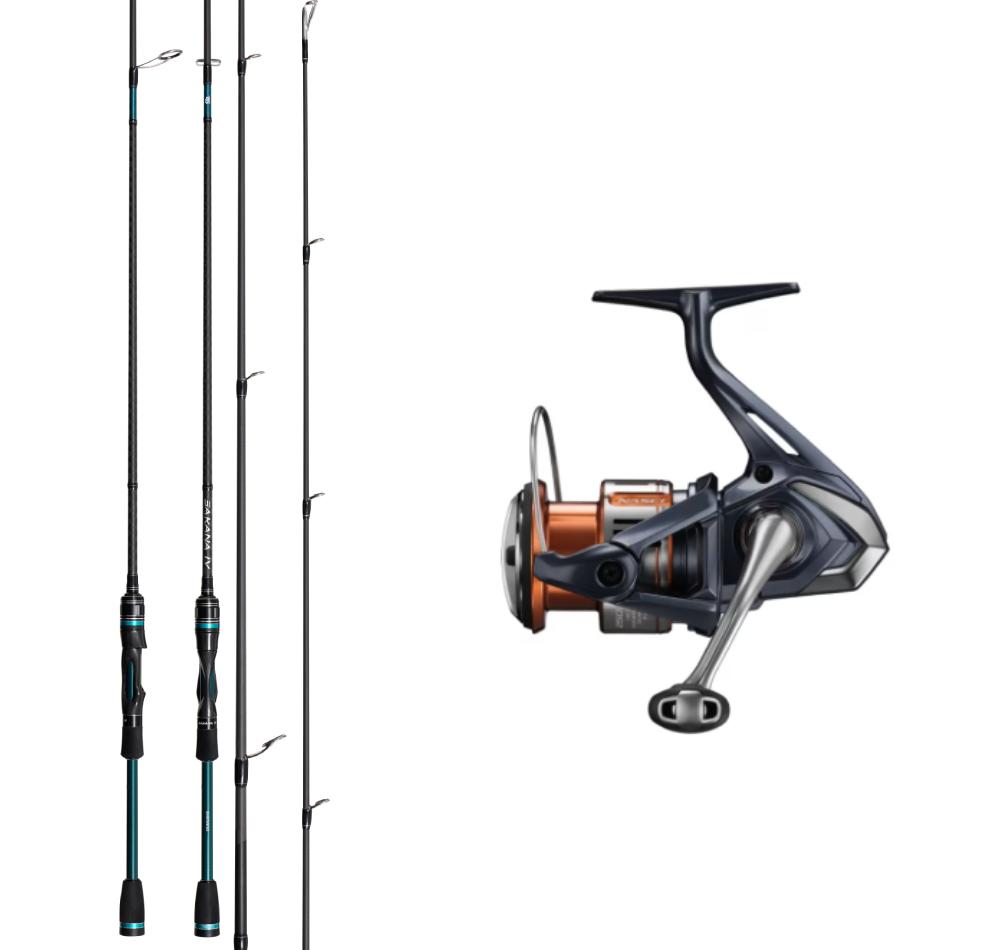 Shimano Sakana IV Light Spin Combo Bundle