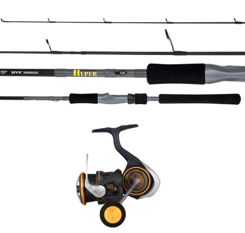 Daiwa 25 TD SOL 2500S Reel + 23 TD Hyper 702ULXS Rod Combo