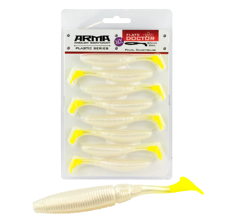 Arma Flats Doctor 85mm Plastic Paddle Tail Lure