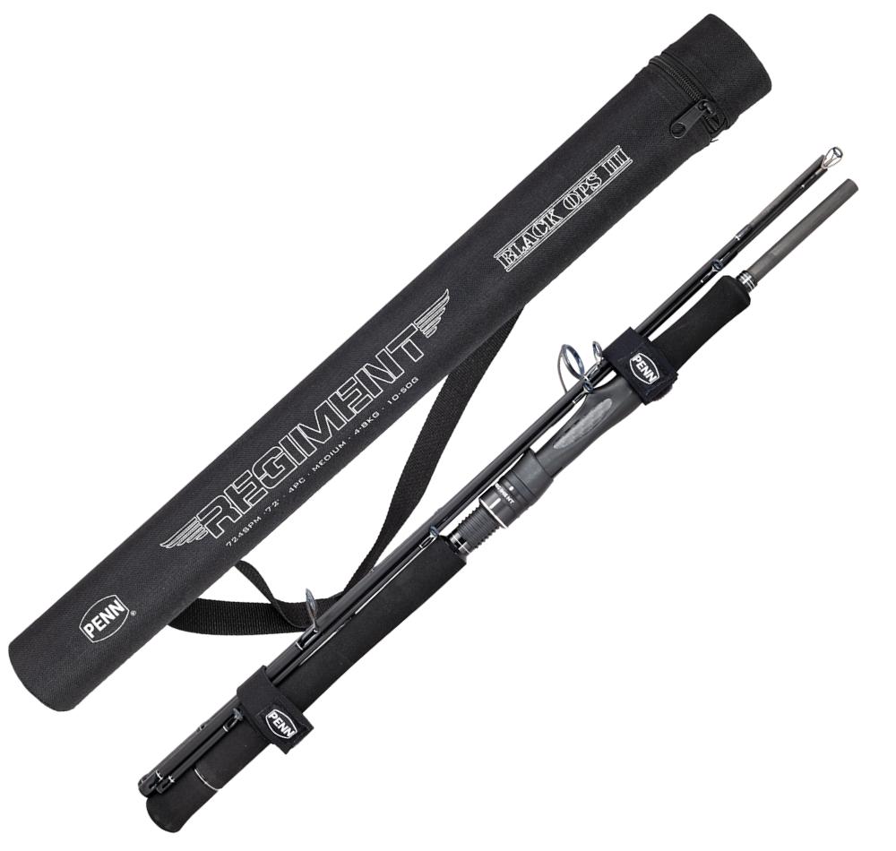 Penn Regiment Black Oops III Travel Spin Rods
