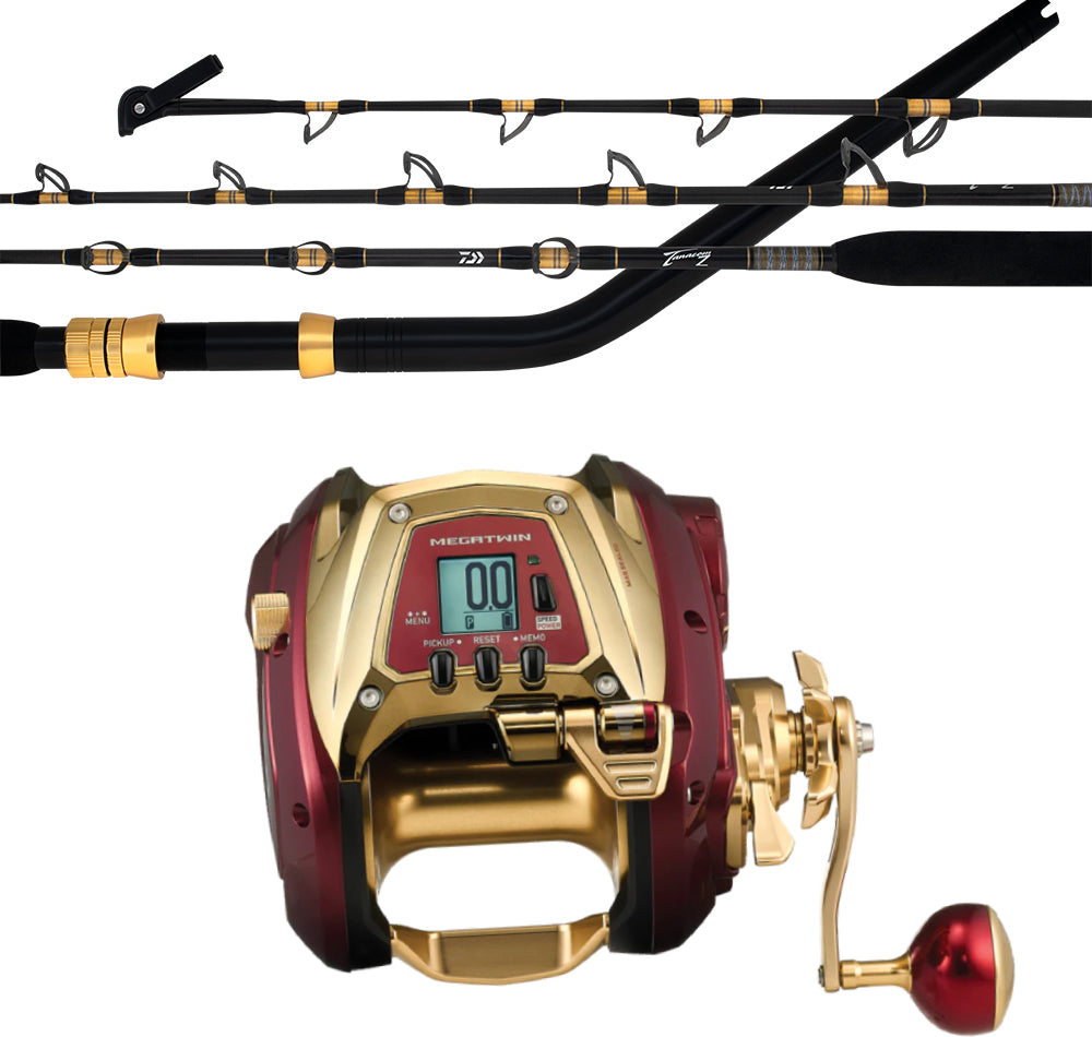 Daiwa Seaborg G1800M-RJ Tanacom Z 66XXHST Electric Combo