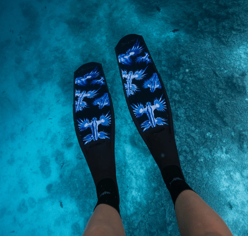 DiveR Carbon V2 Blades Blue Dragon