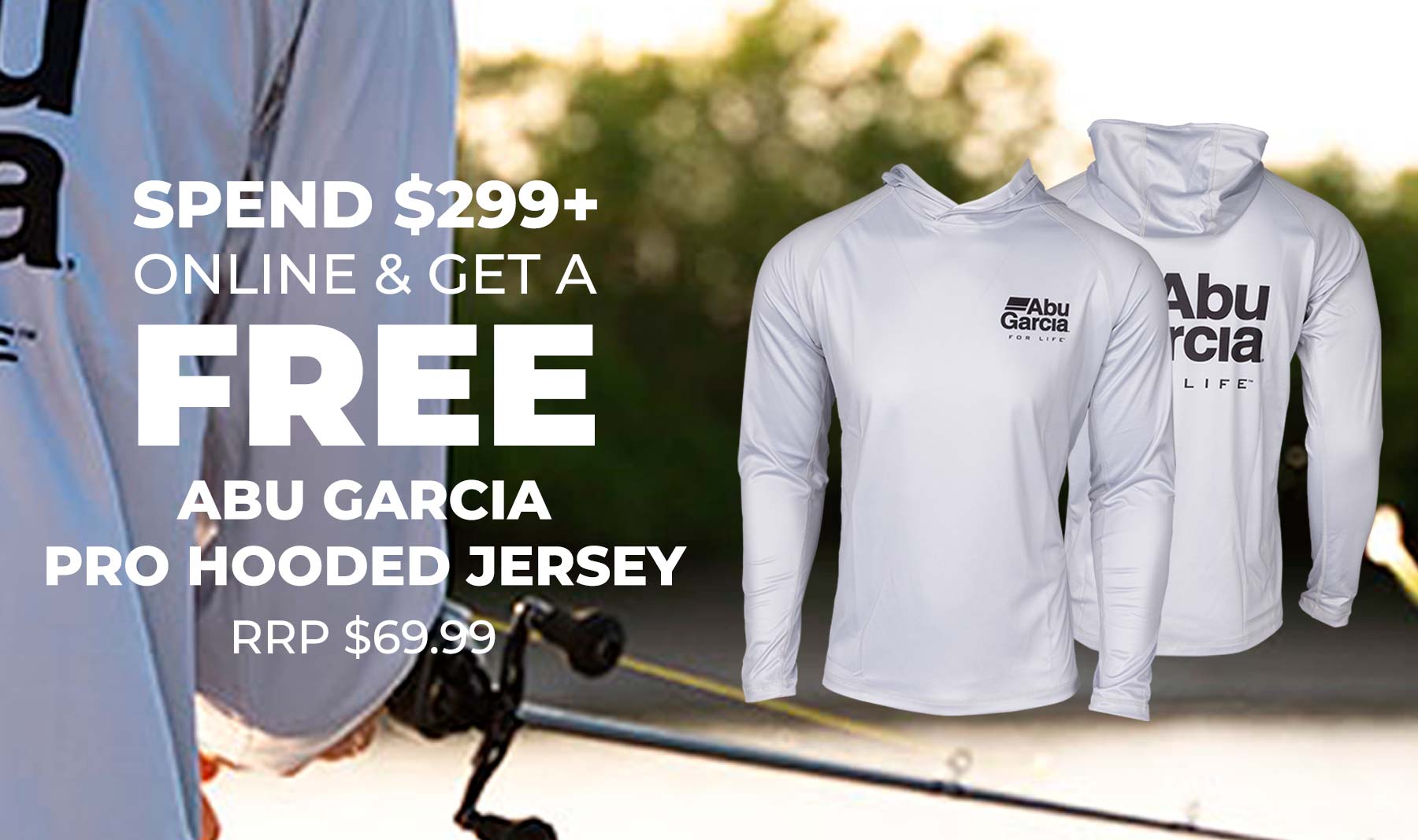 Free Abu Garciea Pro Hooded Jersey Mobile