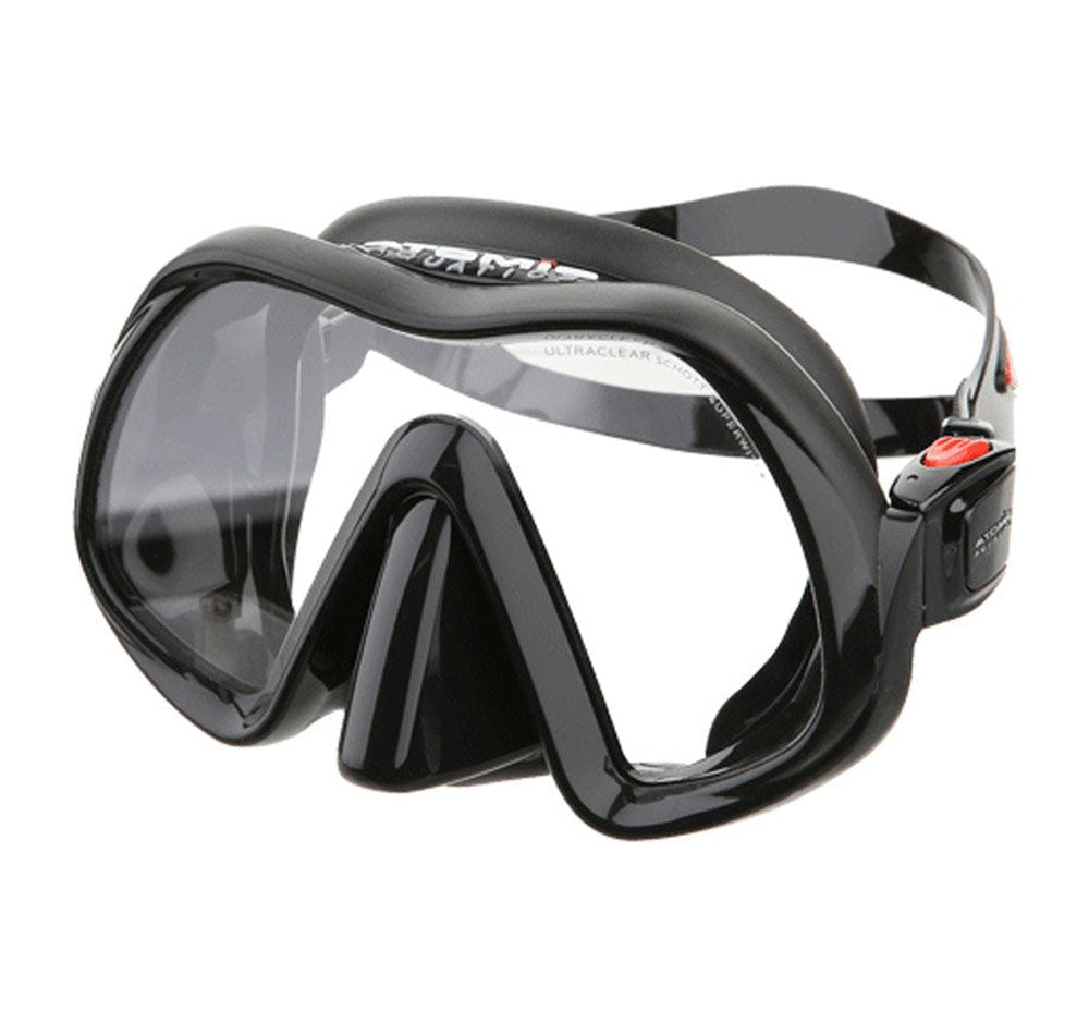 Atomic Aquatics Venom Frameless Mask Black Side 2