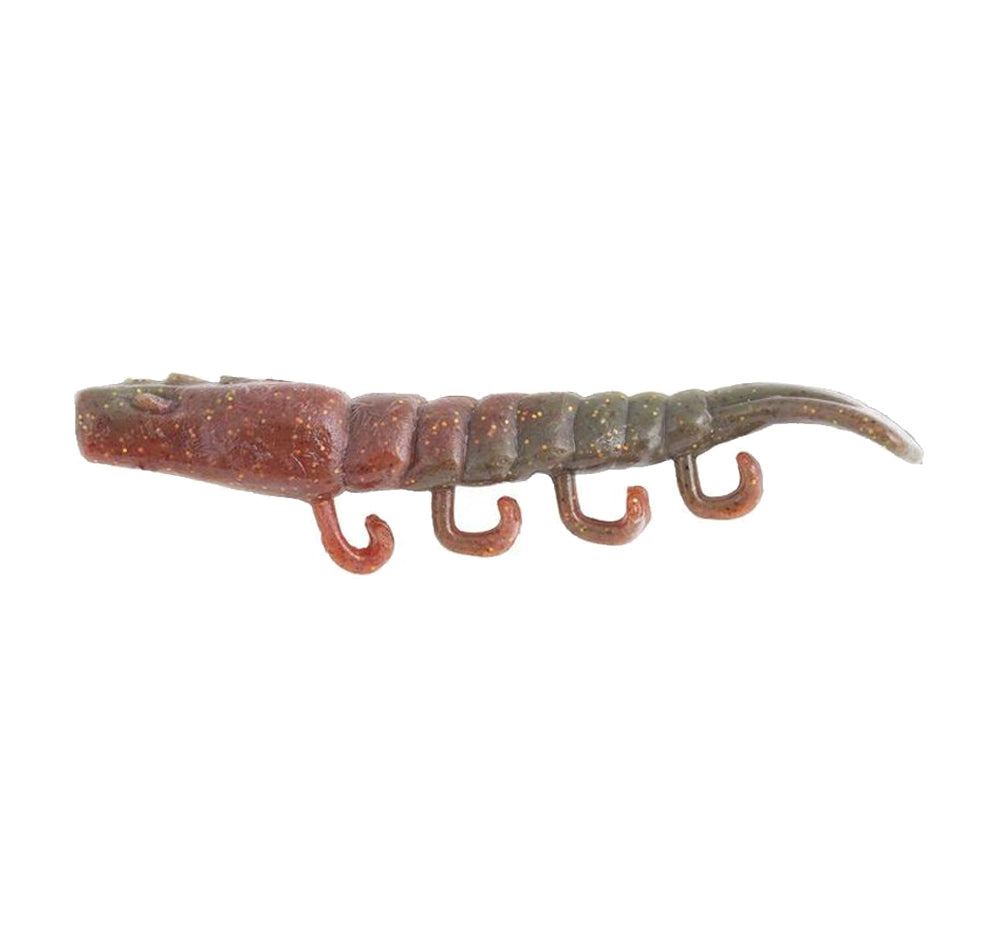 Berkley Gulp Turbo Shrimp 4&quot; Soft Plastics Camo