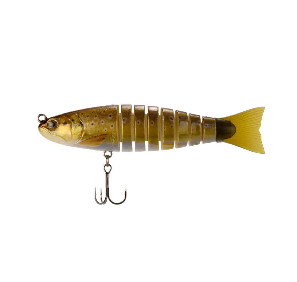 Biwaa S&#39;Trout 3.5&#39; Swim Bait Brown Trout