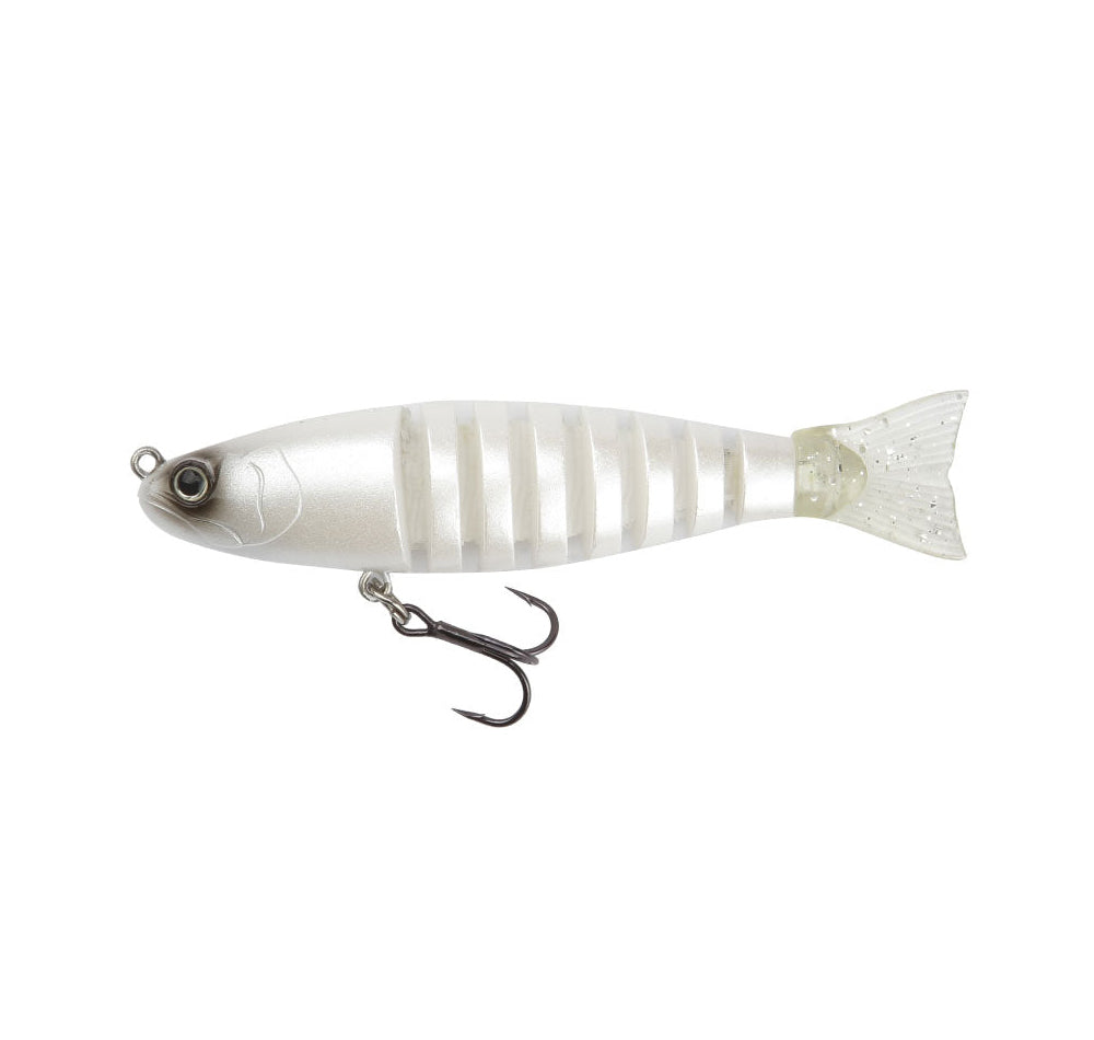 Biwaa S&#39;Trout 3.5&#39; Swim Bait Pearl White