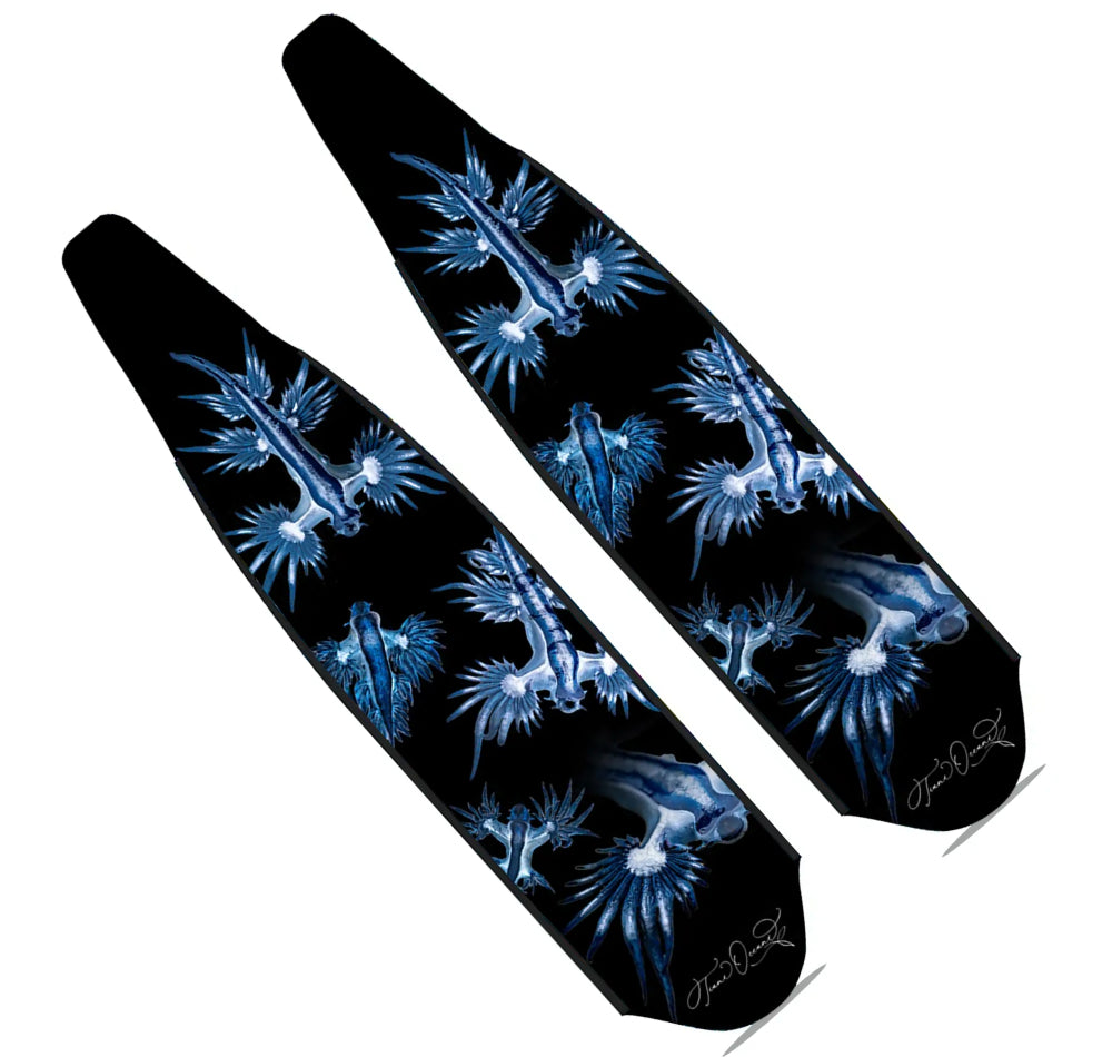 DiveR Carbon V2 Blades Blue Dragon