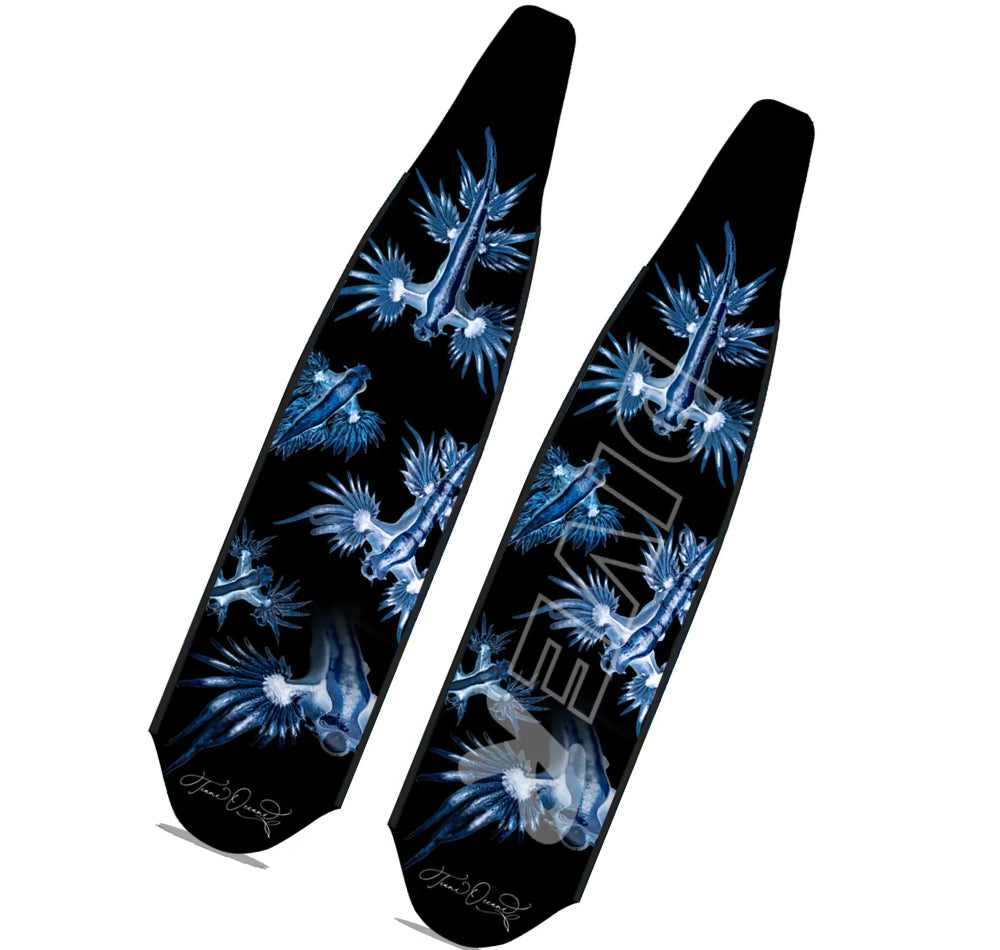 DiveR Carbon V2 Blades Blue Dragon