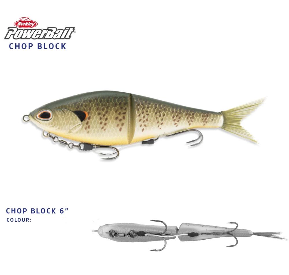 Berkley PowerBait Chop Block 6" Glide Bait