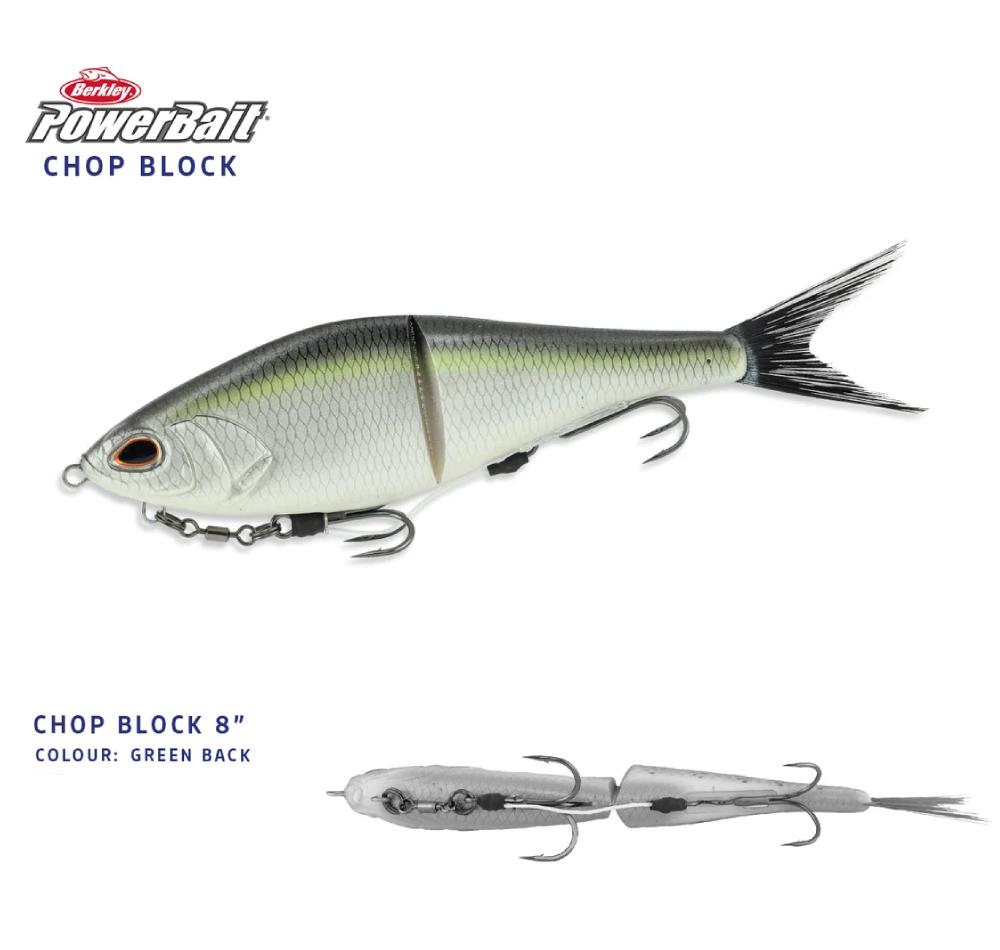 Berkley PowerBait Chop Block 8" Glide Bait