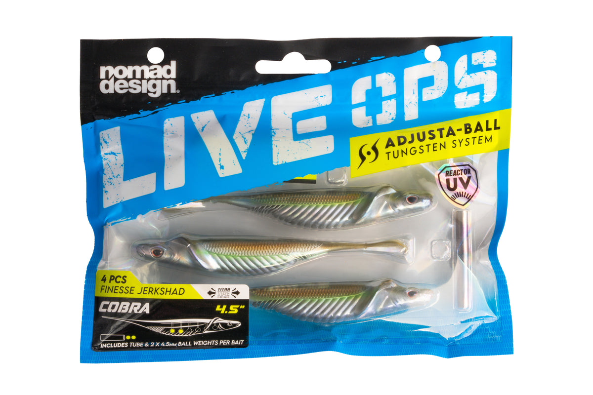 Nomad Design Live Ops Cobra Shad 4.5&quot;