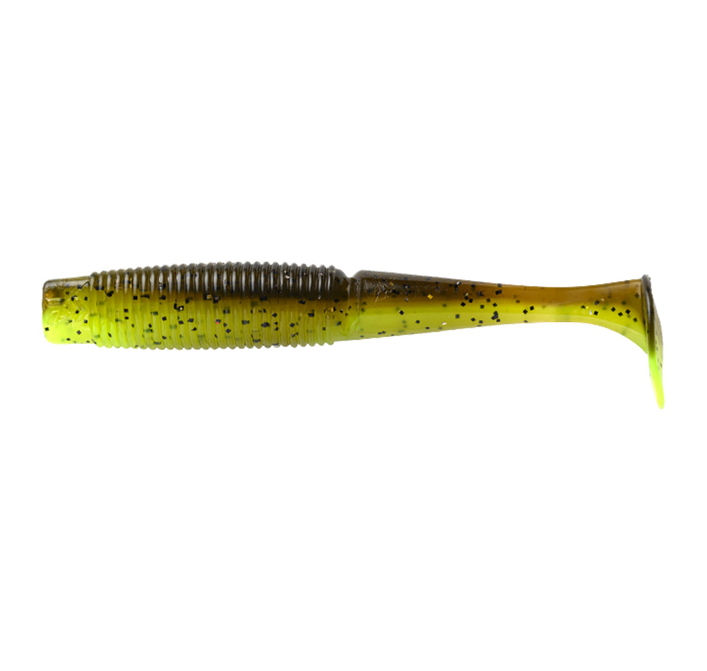 Daiwa Bait Junkie 3.2&quot; Minnow Soft Plastics GP Chartreuse UV