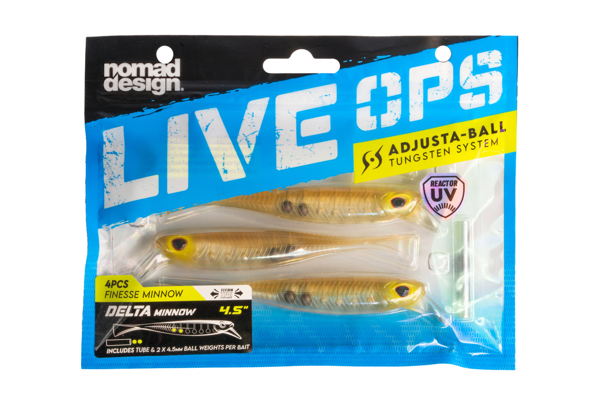 Nomad Design Live Ops Delta Minnow 4.5&quot;