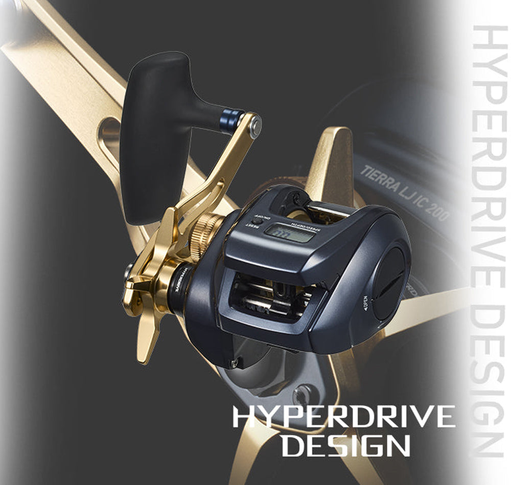 Daiwa 23 Tierra HD IC Overhead Reel Hyperdrive Design