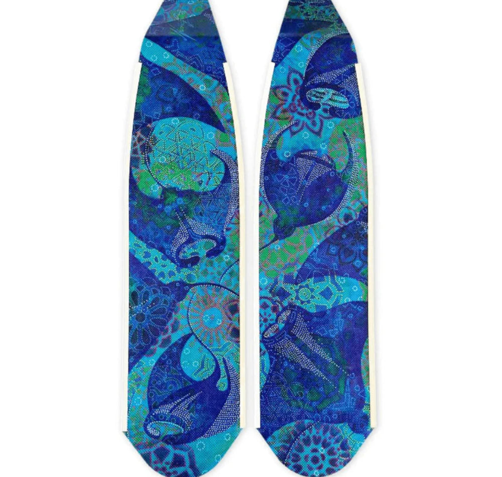 DiveR Composite V2 Blades Manta White Rail