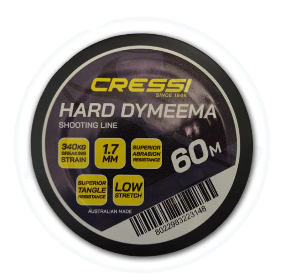Cressi Dyneema Hard Shooting Line 1.7mm White 60m