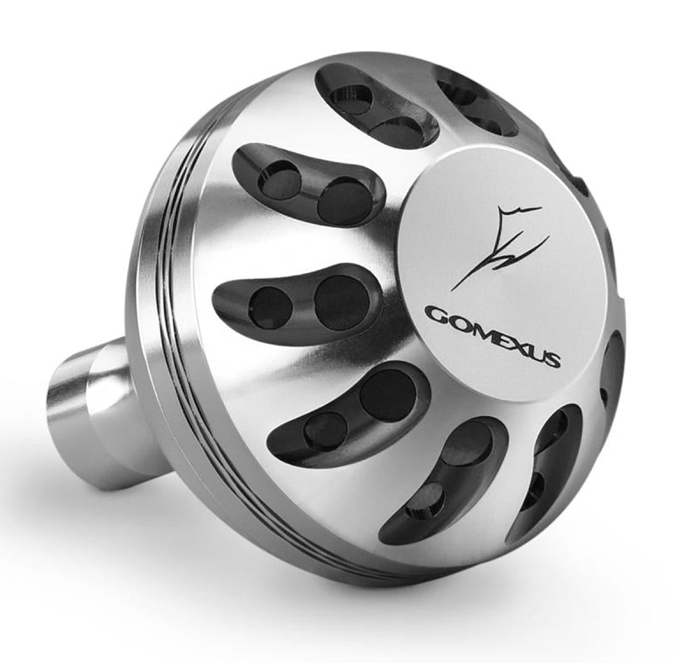 Gomexus Anodised CNC 35mm Power Knob Black/Silver