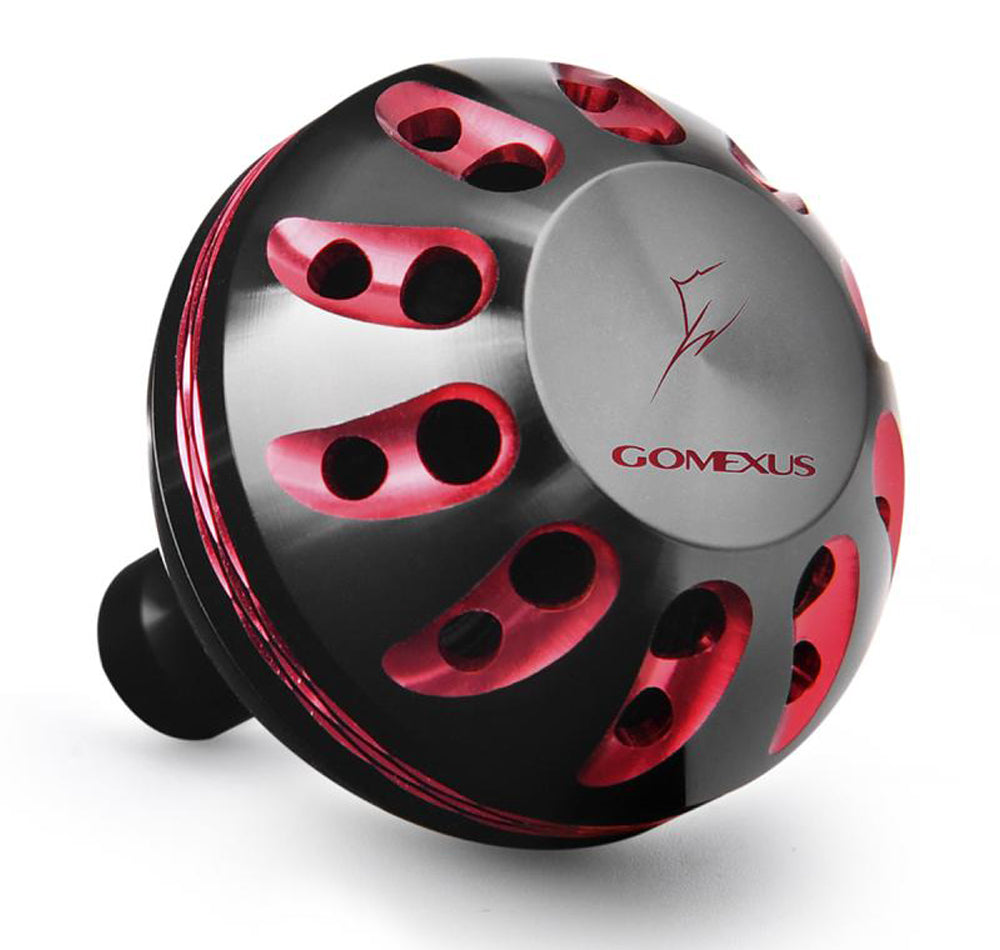 Gomexus Anodised CNC 41mm Power Knob Black/Red