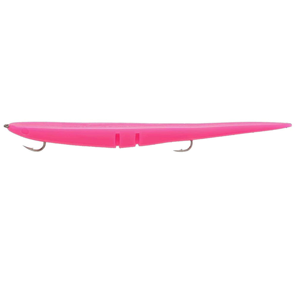 Lunker City Slug-Go 12&quot; Pre-Rigged Soft Plastics Bubblegum