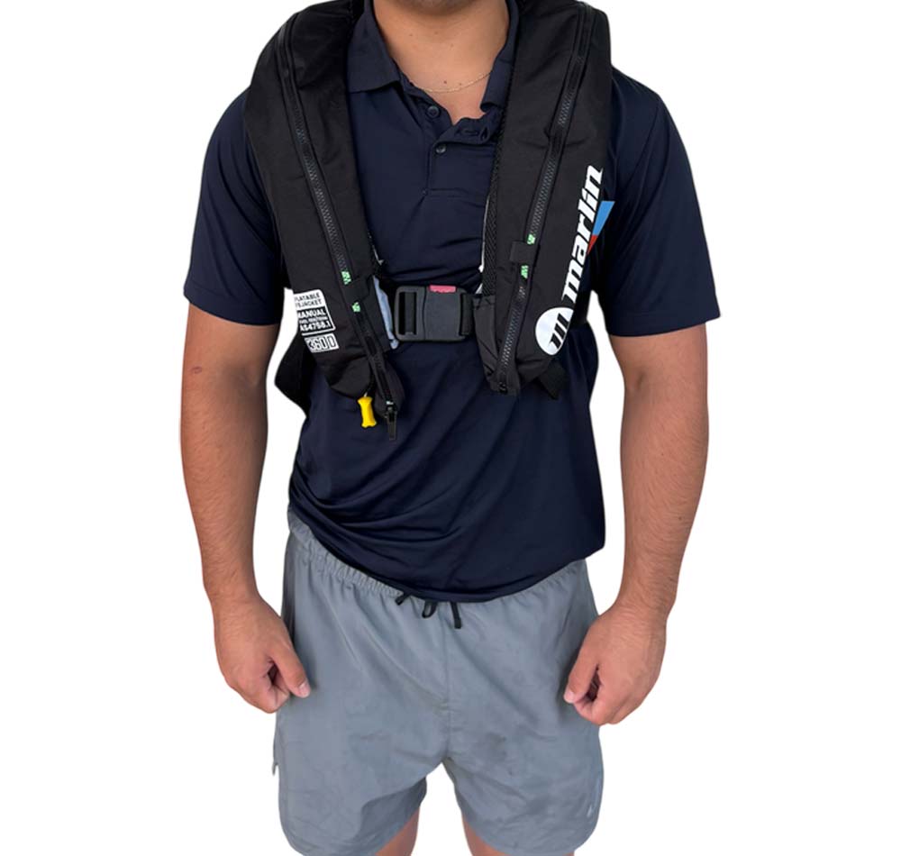 Marlin Inflatable 360D Manual Life Jacket 150N
