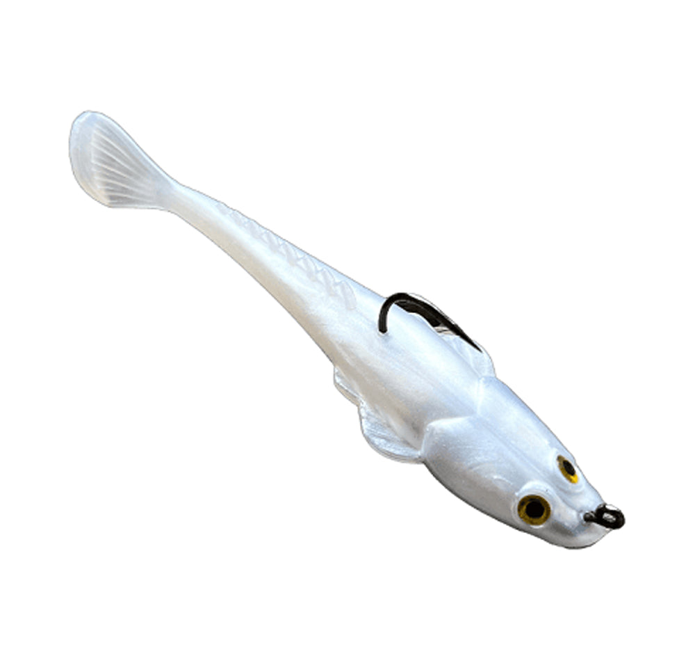 MMD Flatfish 140mm Soft Plastic Lure Ghost