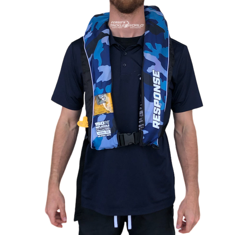 Response Manual Inflatable PFD 150 Water Camo