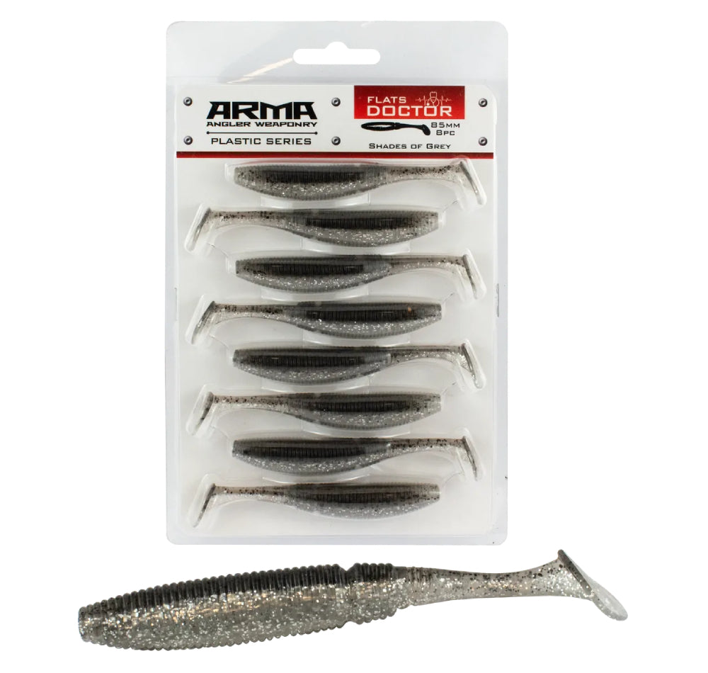 Arma Flats Doctor 85mm Plastic Paddle Tail Lure