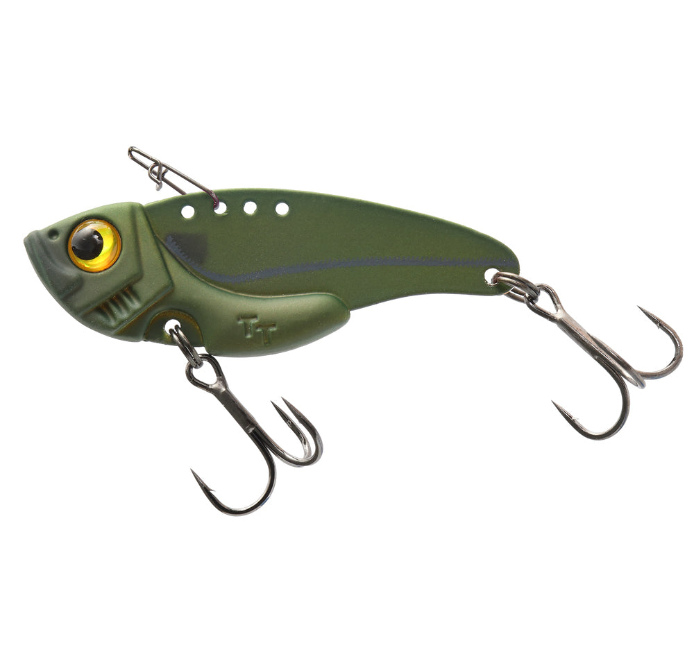 TT Switchblade+ 42mm Metal Vibe Lure Matte Olive