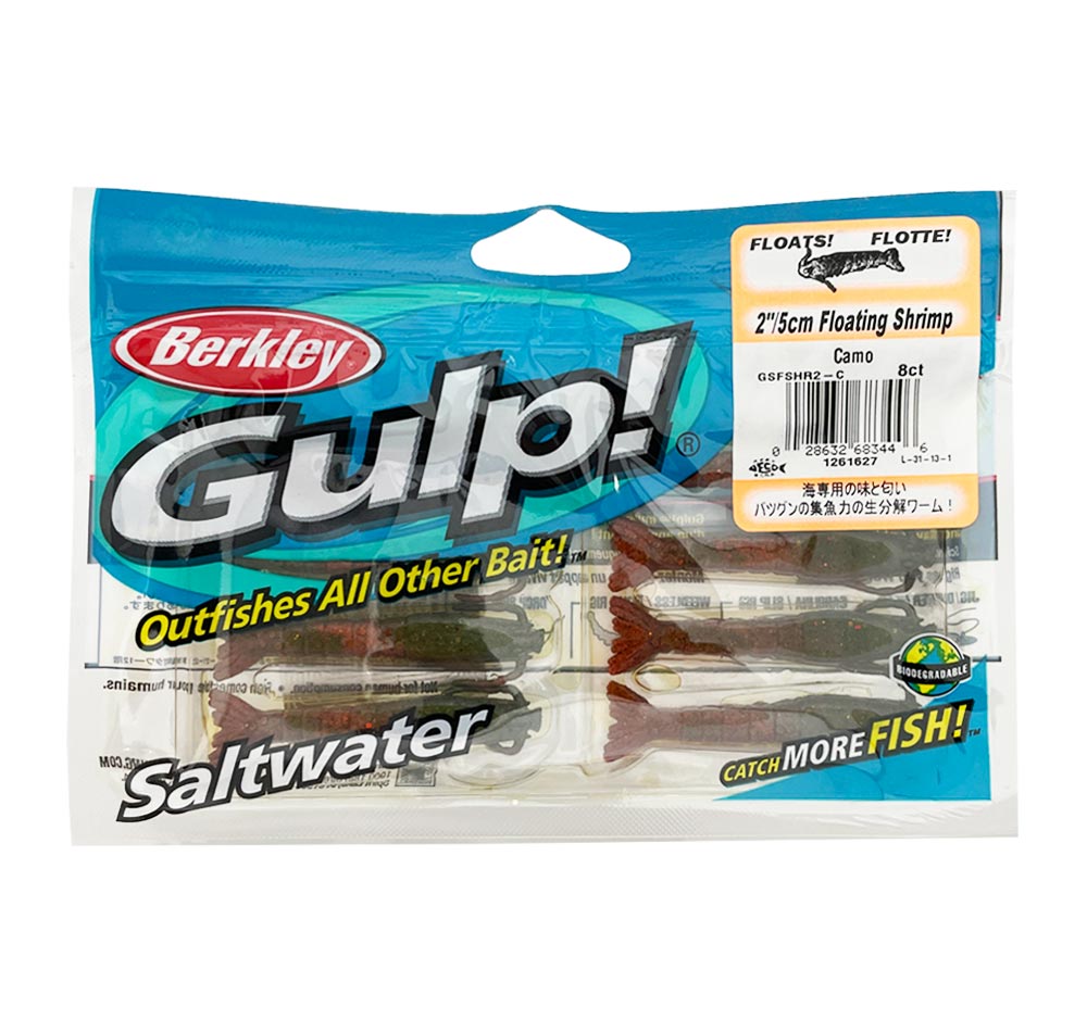 Berkley Gulp Floating Shrimp Soft Plastics - Fergo's Tackle World