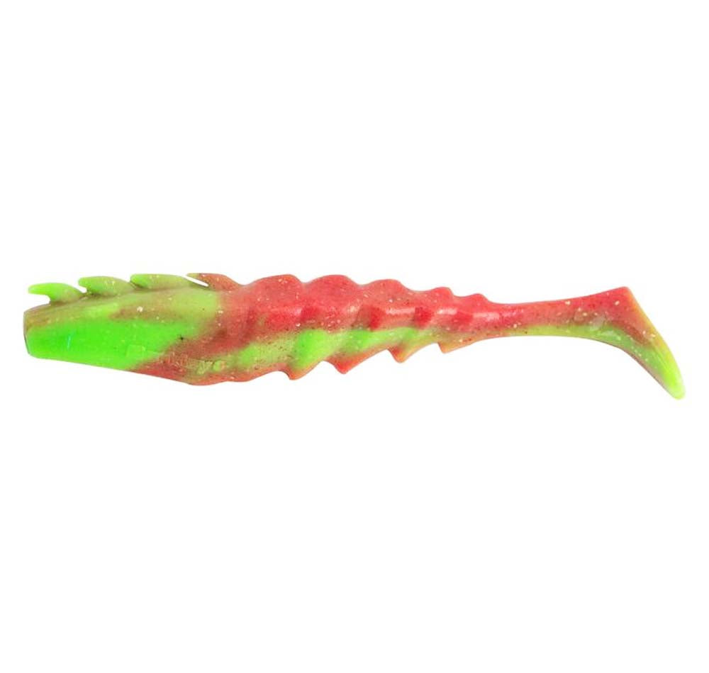 Berkley Gulp Nemesis Prawn Paddle Tail soft Plastic Colour Nuclear Chicken