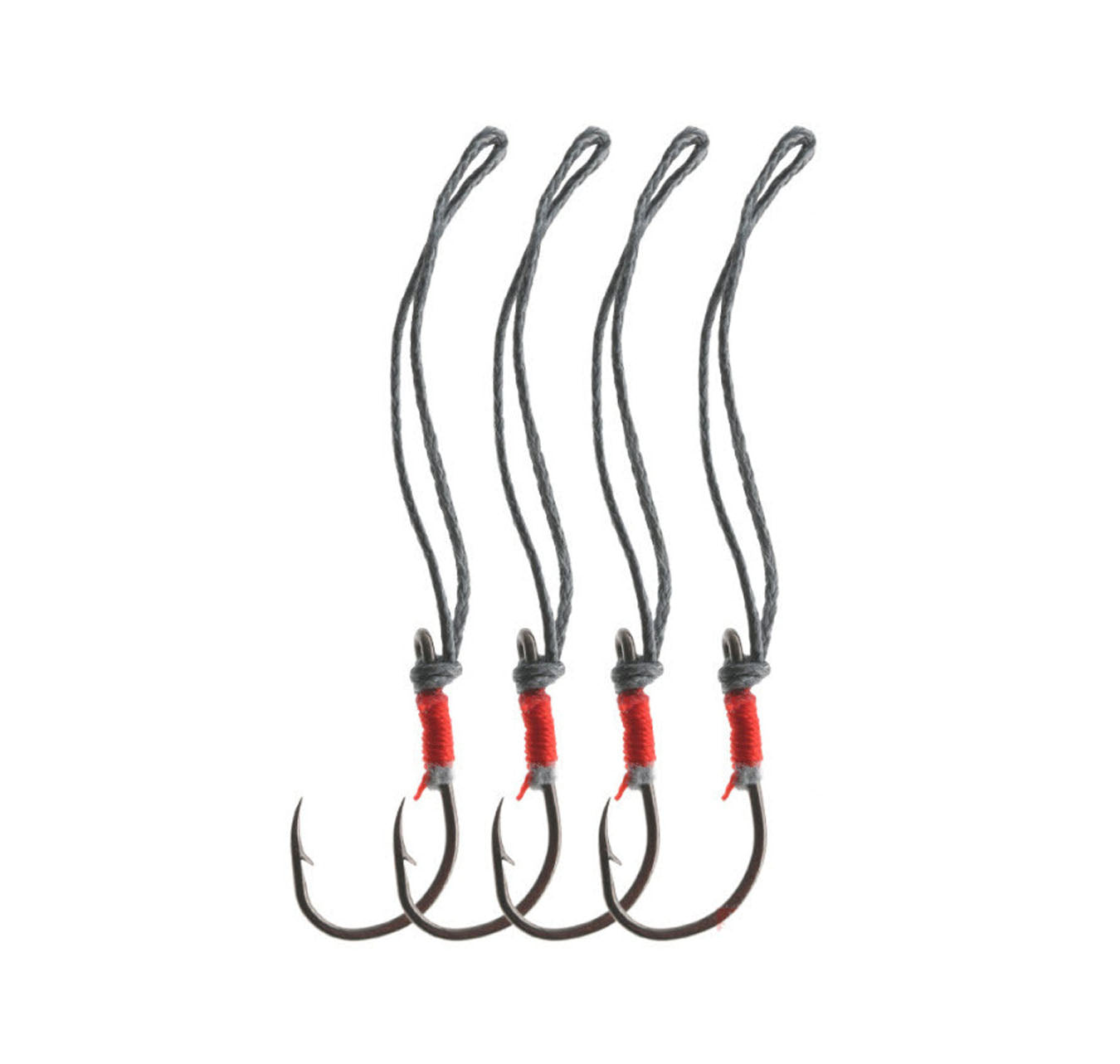 50 Ganci Jig Jigging Assist Rigs In Acciaio Al Carbonio – Cerchio Per Pesca Acqua Dolce/Salata