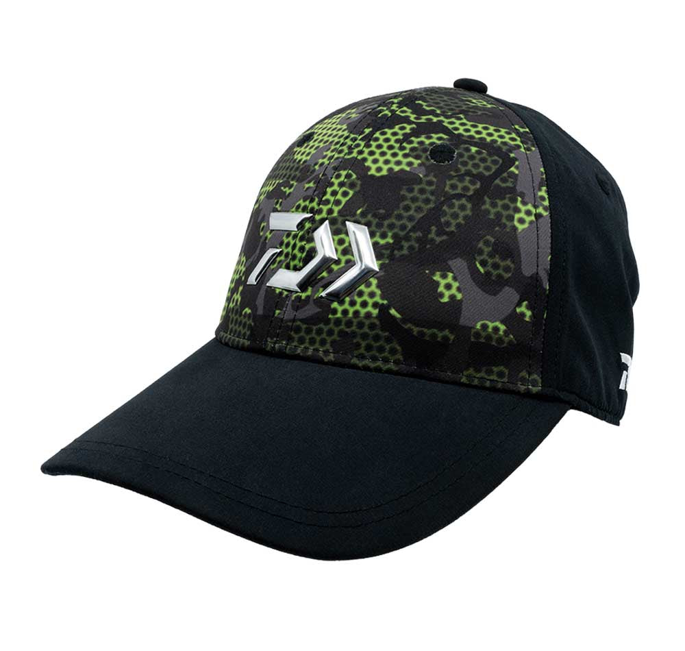 Daiwa Hex Curved Brim Hat Colour Green