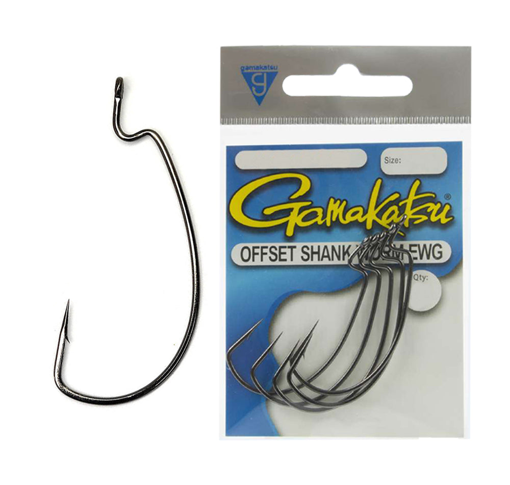 Gamakatsu EWG Offset Shank Worm Hooks