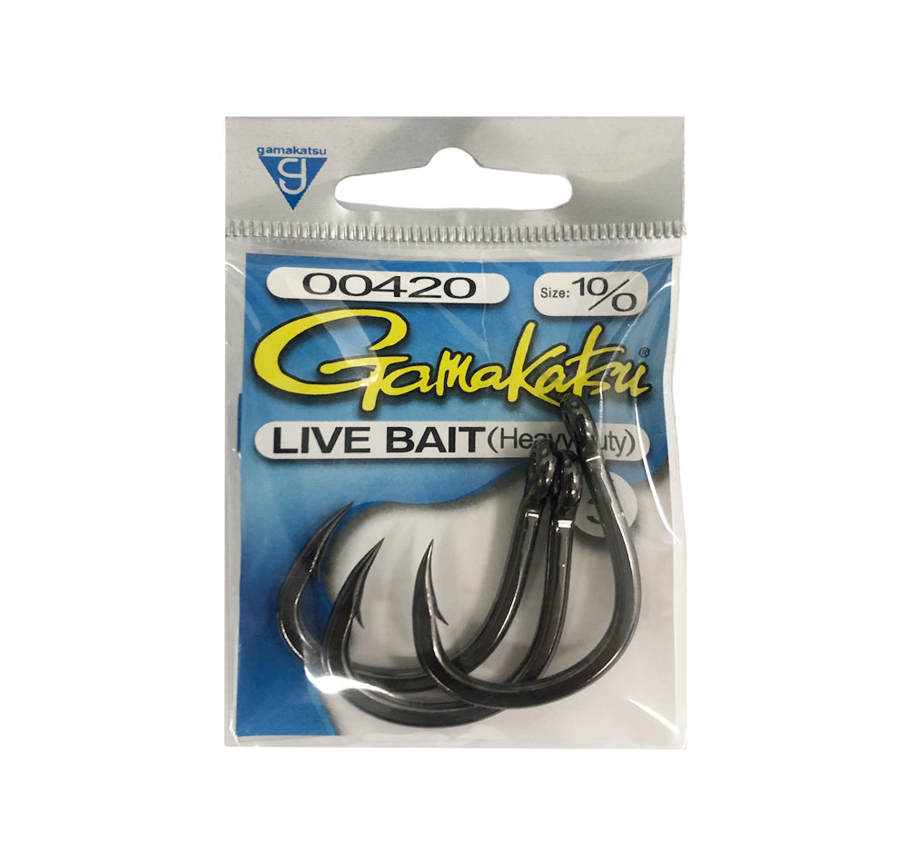 Gamakatsu Live Bait Hooks size 10/0