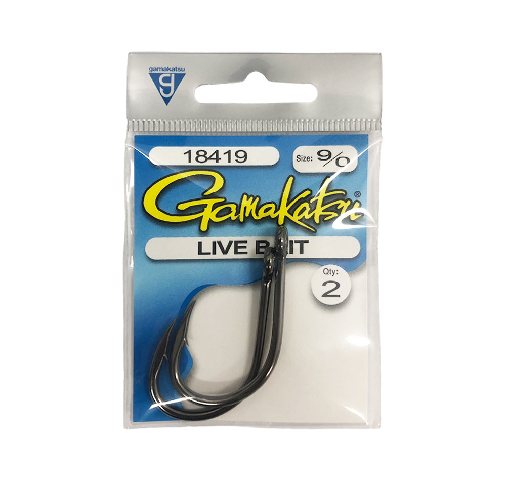 Gamakatsu Live Bait Hooks size 9/0