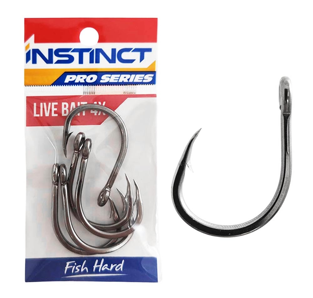 Instinct Pro Series Live Bait 4X Hooks