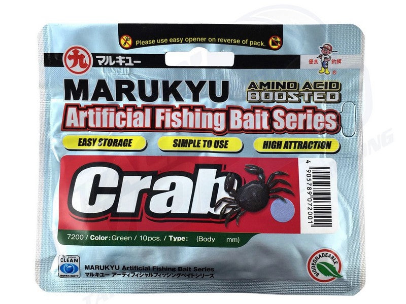 Marukyu Biodegradable Crab Soft Plastics Medium