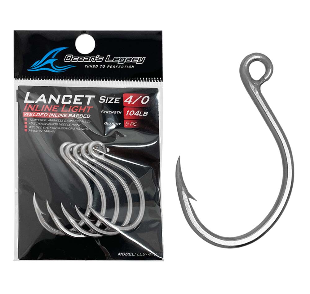 Ocean&#39;s Legacy Lancet Inline Light Hooks