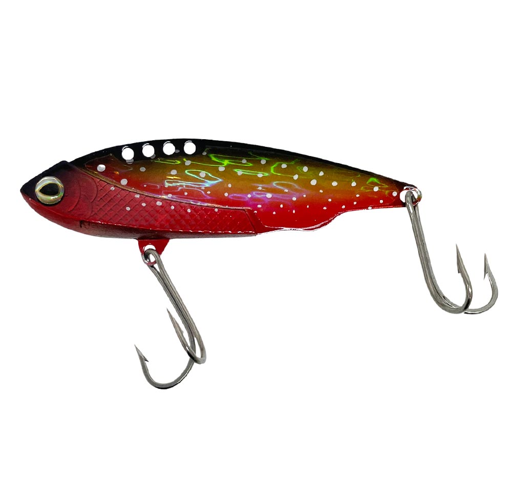 Powerjig Trolling Fighter Metal Vibe Red Cod