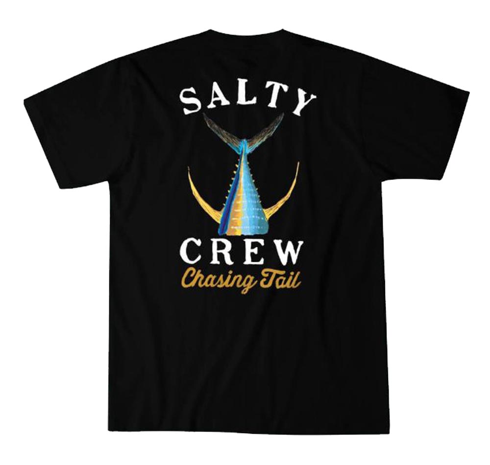 Salty Crew &#39;Tailed&#39; Black T-Shirt